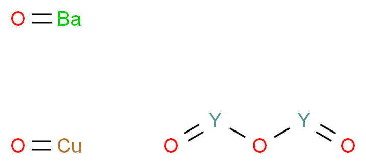 oxo[(oxoyttrio)oxy]yttrium; oxobarium; oxocopper_分子结构_CAS_107539-20-8