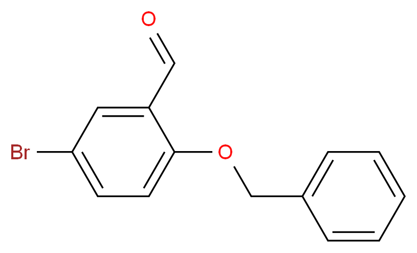 2-(benzyloxy)-5-bromobenzaldehyde_分子结构_CAS_121124-94-5