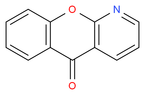 5H-chromeno[2,3-b]pyridin-5-one_分子结构_CAS_6537-46-8