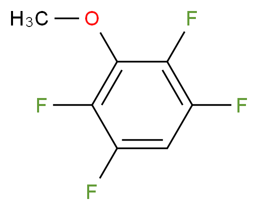 1,2,4,5-Tetrafluoro-3-methoxybenzene_分子结构_CAS_2324-98-3)