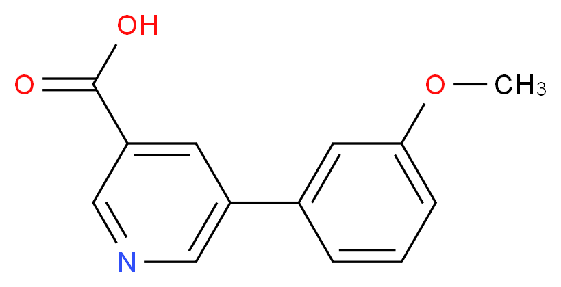 5-(3-METHOXYPHENYL)NICOTINIC ACID_分子结构_CAS_97000-30-1)