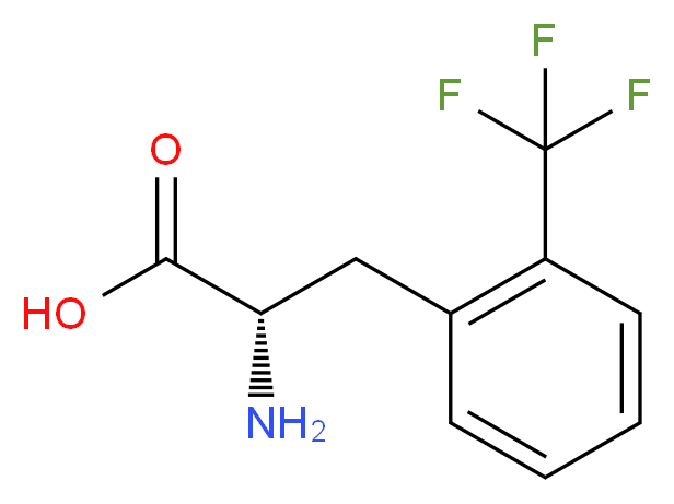 2-(三氟甲基)-L-苯基丙氨酸_分子结构_CAS_119009-47-1)