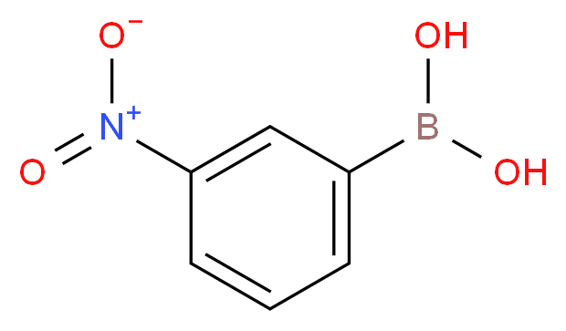 3-Nitrobenzeneboronic acid_分子结构_CAS_13331-27-6)