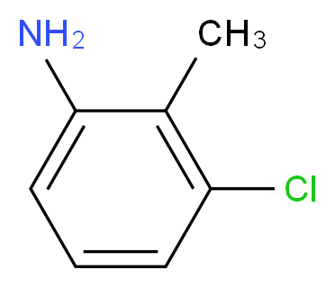 3-Chloro-2-methylaniline_分子结构_CAS_87-60-5)