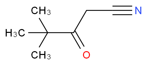 4,4-Dimethyl-3-oxopentanenitrile_分子结构_CAS_59997-51-2)