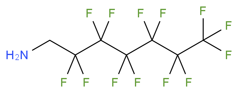 2,2,3,3,4,4,5,5,6,6,7,7,7-tridecafluoroheptan-1-amine_分子结构_CAS_423-49-4