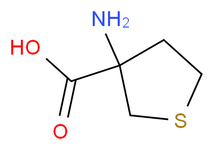 3-aminothiolane-3-carboxylic acid_分子结构_CAS_32418-99-8