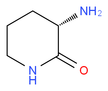 (3S)-3-aminopiperidin-2-one_分子结构_CAS_34294-79-6