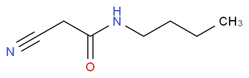 N-butyl-2-cyanoacetamide_分子结构_CAS_39581-21-0)