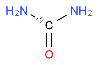 (<sup>1</sup><sup>2</sup>C)urea_分子结构_CAS_57-13-6