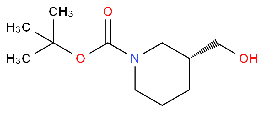 (R)-(-)-1-Boc-3-(羟甲基)哌啶_分子结构_CAS_140695-85-8)