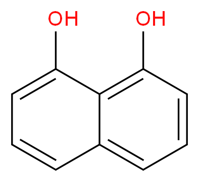 Naphthalene-1,8-diol_分子结构_CAS_569-42-6)