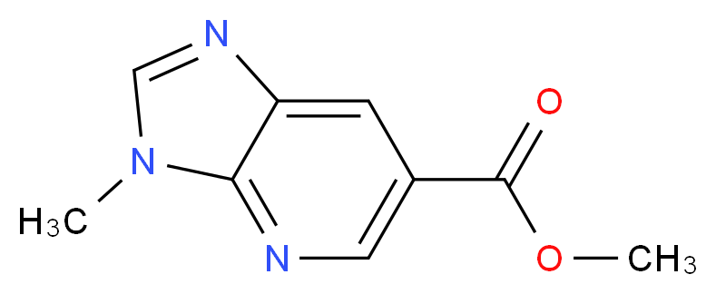 Methyl 3-methyl-3H-imidazo[4,5-b]pyridine-6-carboxylate_分子结构_CAS_1171920-82-3)