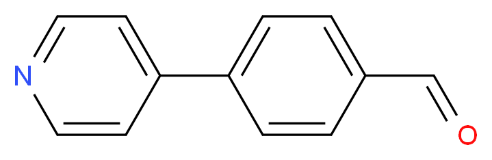 4-(4-吡啶基)苯甲醛_分子结构_CAS_99163-12-9)