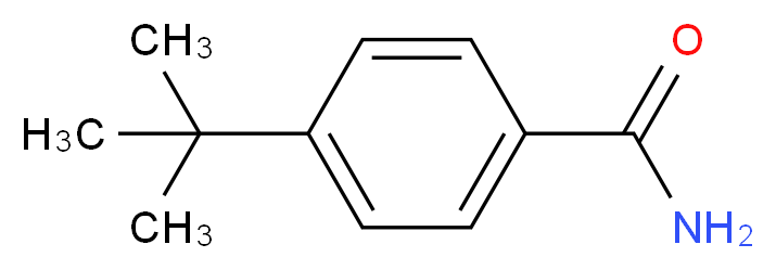 4-(tert-Butyl)benzenecarboxamide_分子结构_CAS_56108-12-4)