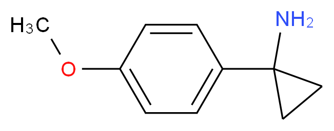 1-(4-Methoxyphenyl)cyclopropanamine_分子结构_CAS_72934-40-8)