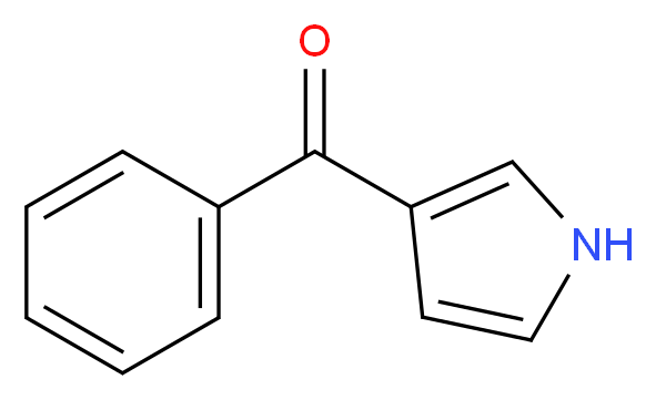 3-benzoyl-1H-pyrrole_分子结构_CAS_7126-41-2