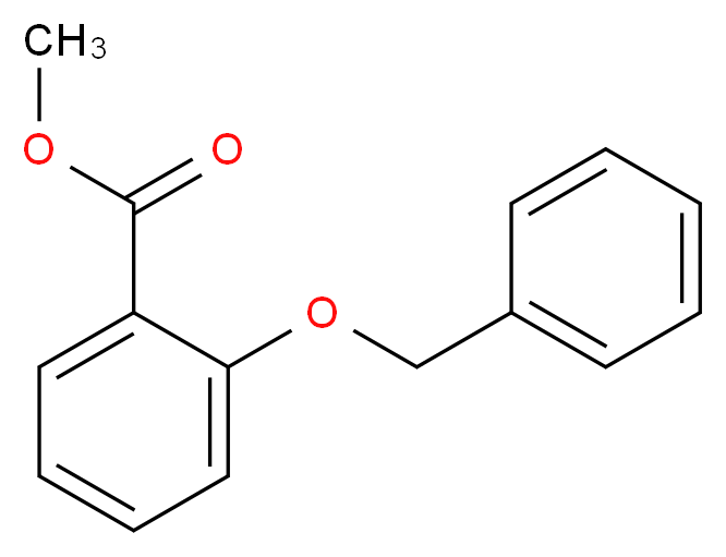 methyl 2-(benzyloxy)benzoate_分子结构_CAS_55142-16-0