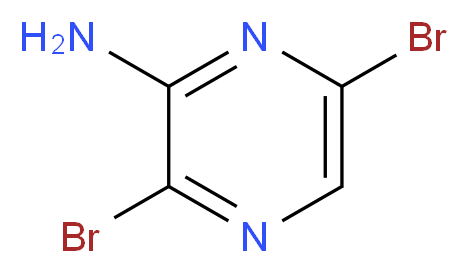 3,6-Dibromopyrazin-2-amine_分子结构_CAS_957230-70-5)
