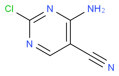 4-Amino-2-chloropyrimidine-5-carbonitrile_分子结构_CAS_94741-69-2)