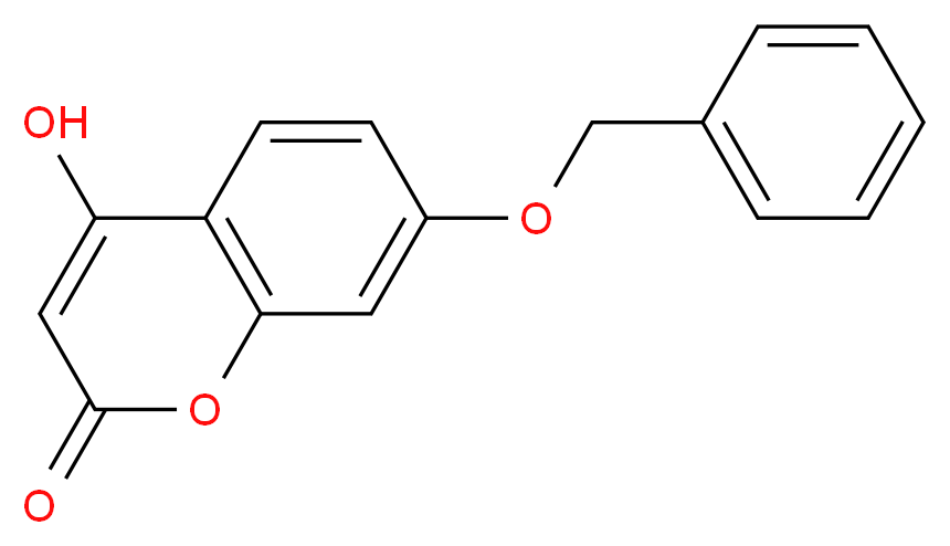 7-(benzyloxy)-4-hydroxy-2H-chromen-2-one_分子结构_CAS_30992-66-6