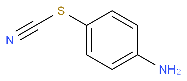 [(4-aminophenyl)sulfanyl]formonitrile_分子结构_CAS_2987-46-4