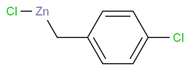 4-Chlorobenzylzinc chloride, 0.5M in THF_分子结构_CAS_149923-10-4)