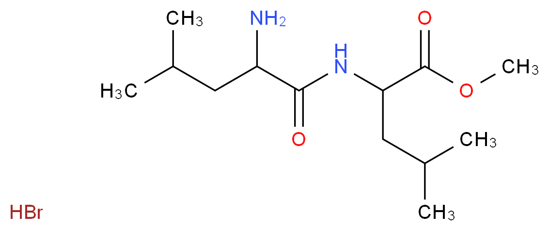 Leu-Leu methyl ester hydrobromide_分子结构_CAS_16689-14-8)