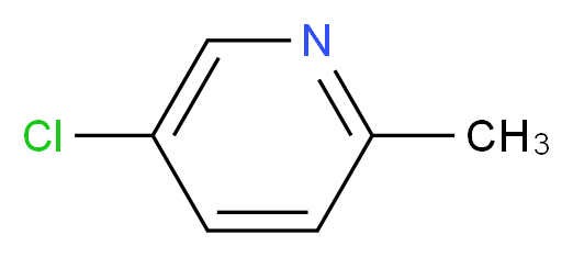 5-chloro-2-methylpyridine_分子结构_CAS_72093-07-3