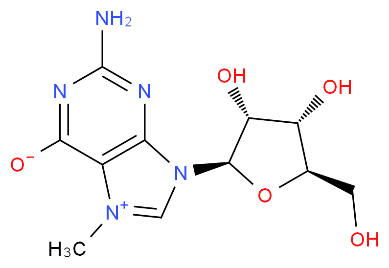 7-Methylguanosine_分子结构_CAS_20244-86-4)