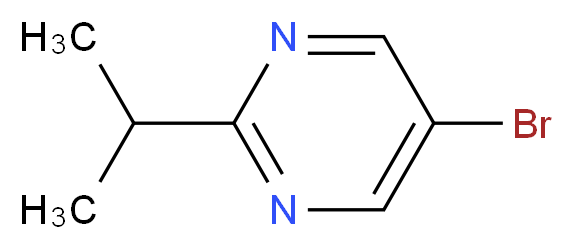 5-bromo-2-isopropylpyrimidine_分子结构_CAS_1060813-04-8)