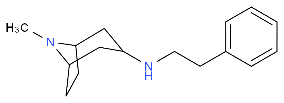 8-methyl-N-(2-phenylethyl)-8-azabicyclo[3.2.1]octan-3-amine_分子结构_CAS_101438-17-9)