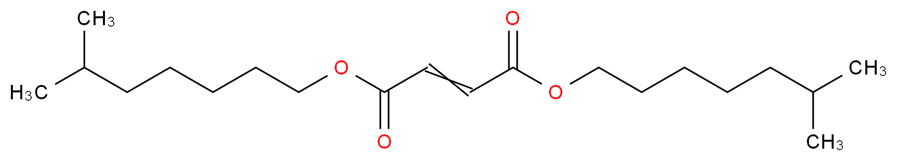 1,4-bis(6-methylheptyl) but-2-enedioate_分子结构_CAS_1330-76-3