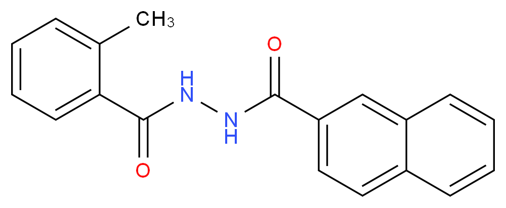 2-(2-萘酰)-1-(邻甲苯酰)肼_分子结构_CAS_83803-94-5)