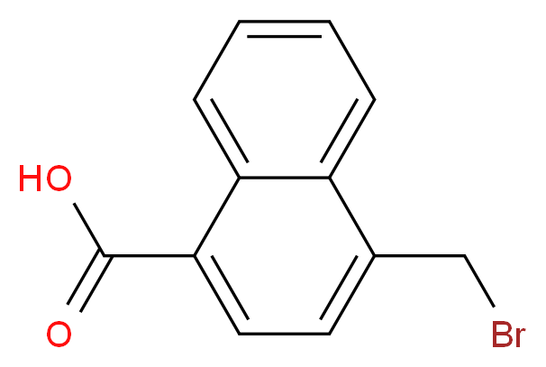 4-Bromomethyl-naphthalene-1-carboxylic acid_分子结构_CAS_30236-02-3)