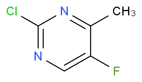 2-Chloro-5-fluoro-4-methylpyrimidine_分子结构_CAS_134000-96-7)