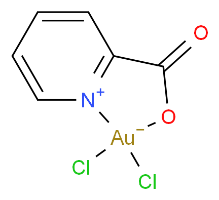 1,1-dichloro-3-oxo-1H,3H-2,8λ<sup>5</sup>,1-1-oxa-3λ<sup>5</sup>-aza-2-auracyclopenta[3,4-a][1λ<sup>5</sup>]pyridin-8-ylium-1-uide_分子结构_CAS_88215-41-2