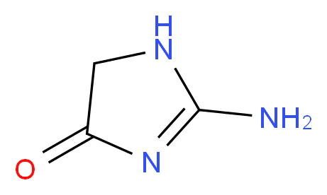2-AMINO-1,5-DIHYDRO-4H-IMIDAZOL-4-ONE_分子结构_CAS_503-86-6)