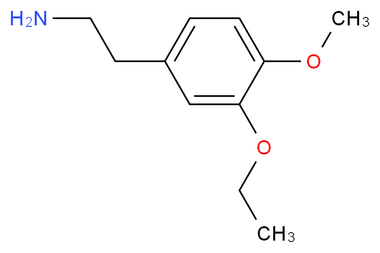 3-Ethoxy-4-methoxyphenethylamine_分子结构_CAS_86456-97-5)