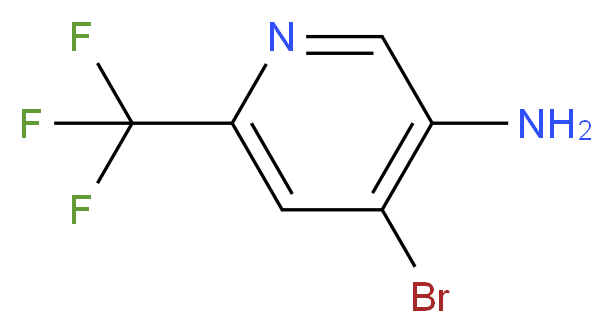 4-bromo-6-(trifluoromethyl)pyridin-3-amine_分子结构_CAS_1196152-12-1)