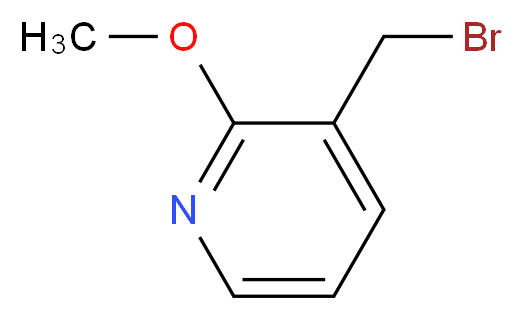 3-(bromomethyl)-2-methoxypyridine_分子结构_CAS_942060-13-1