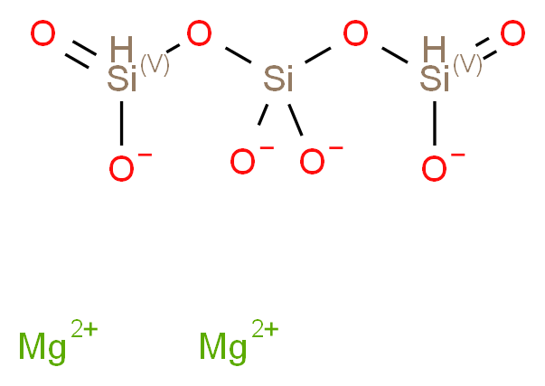 MAGNESIUM TRISILICATE_分子结构_CAS_14987-04-3)