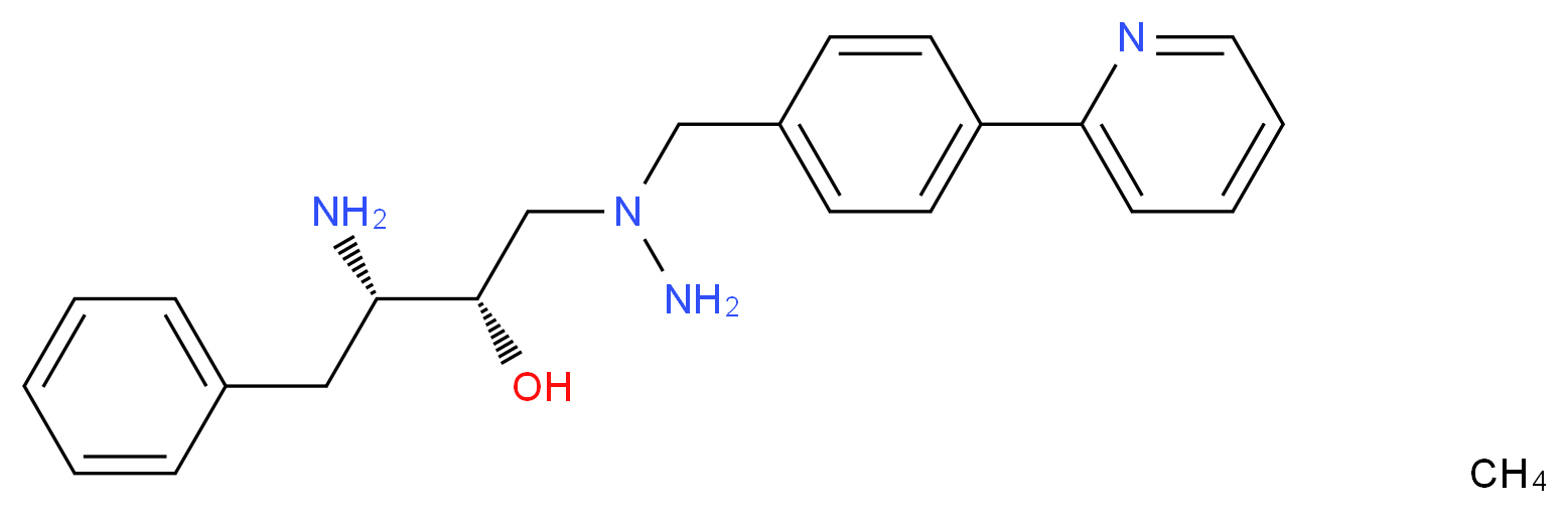 Des-N-(methoxycarbonyl)-L-tert-leucine Atazanavir Trihydrochloride_分子结构_CAS_198904-87-9)