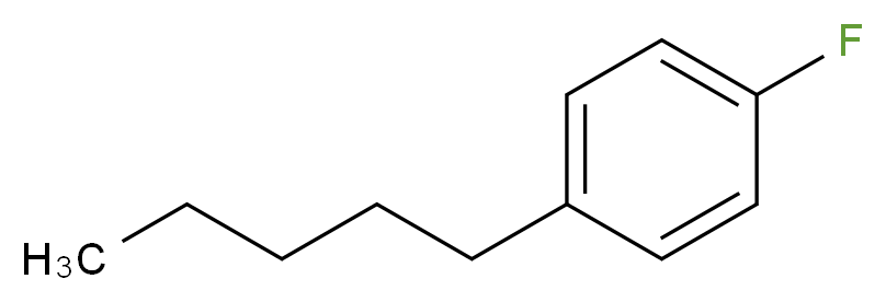 1-Fluoro-4-pentylbenzene 97%_分子结构_CAS_28593-14-8)