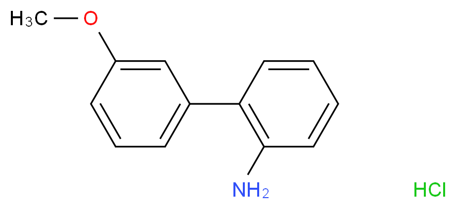 3'-Methoxy-[1,1'-biphenyl]-2-amine hydrochloride_分子结构_CAS_)