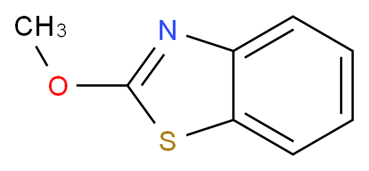 2-甲氧基苯并噻唑_分子结构_CAS_63321-86-8)