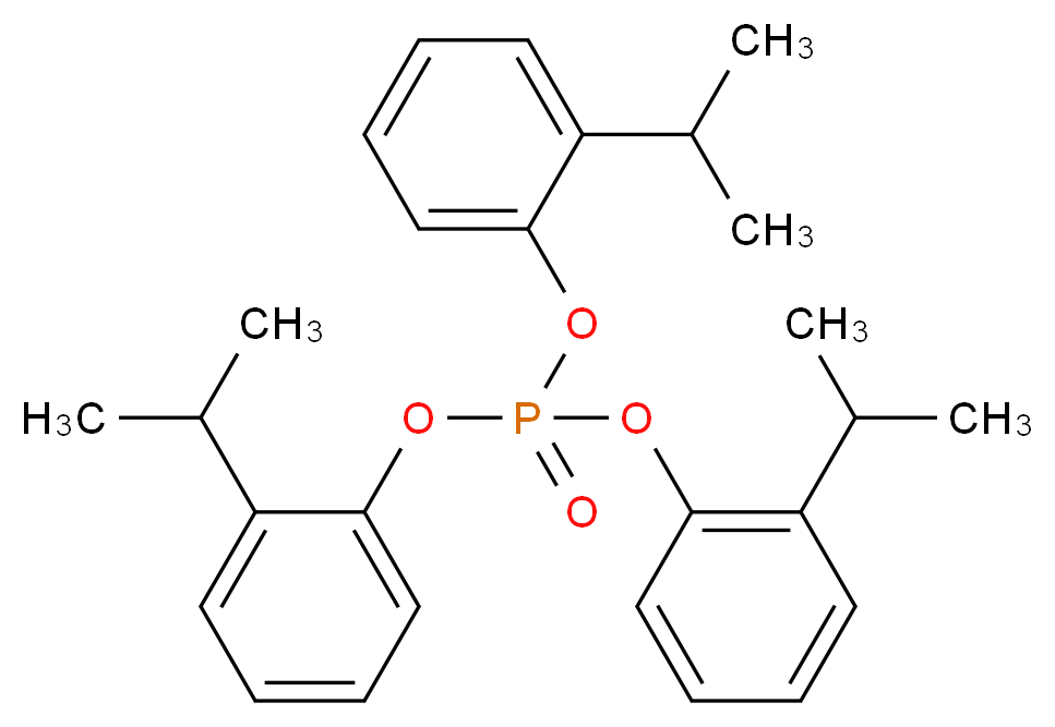 tris[2-(propan-2-yl)phenyl] phosphate_分子结构_CAS_64532-95-2