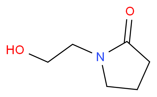 1-(2-Hydroxyethyl)pyrrolidin-2-one_分子结构_CAS_3445-11-2)