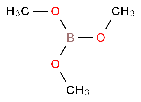 trimethyl borate_分子结构_CAS_121-43-7