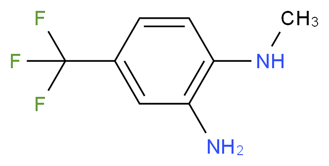 N1-Methyl-4-(trifluoromethyl)benzene-1,2-diamine_分子结构_CAS_35203-49-7)